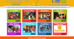 Desktop Screenshot of animakids.com.ar