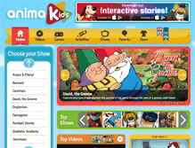 Tablet Screenshot of animakids.com